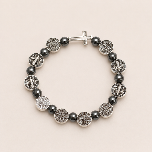 Pulseira Escudo da Fé de São Bento
