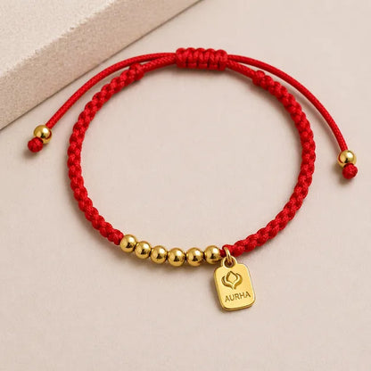 Pulseira Tibetana Vermelha da Prosperidade