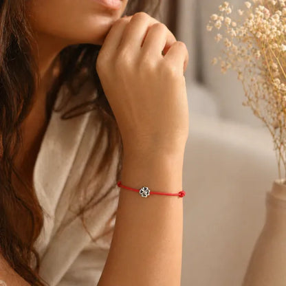 Pulseira Vermelha Trevo da Sorte