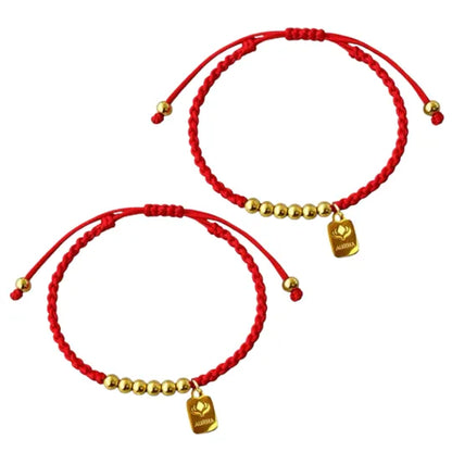 [Compre 1 e Leve 2] Pulseira Tibetana Vermelha da Prosperidade