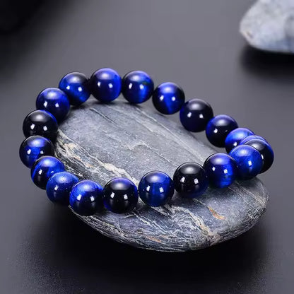 Pulseira Olho de Tigre Azul