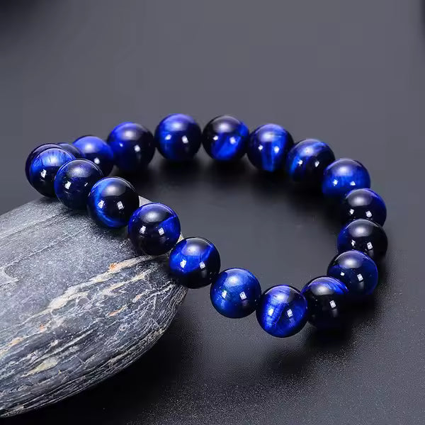 Pulseira Olho de Tigre Azul