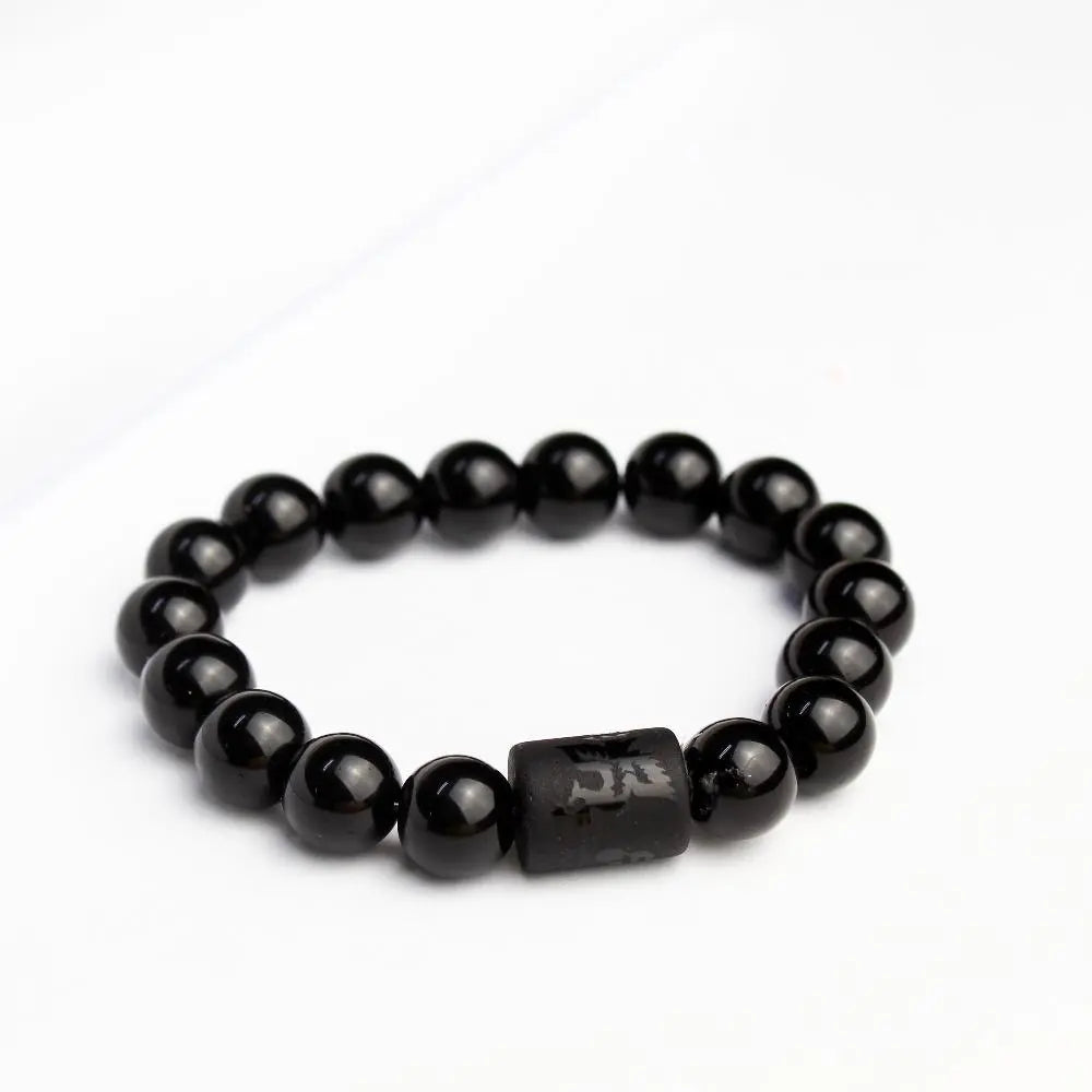 Pulseira Fênix em Obsidiana