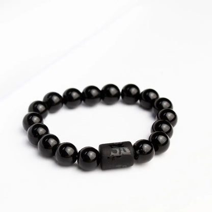 Pulseira Fênix em Obsidiana