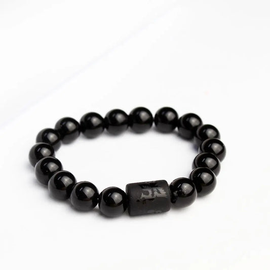 Pulseira Fênix em Obsidiana