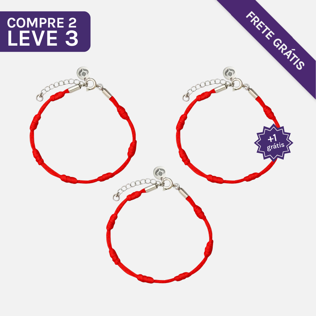 Pulseira Premium dos 7 Nós em Aço Inoxidável