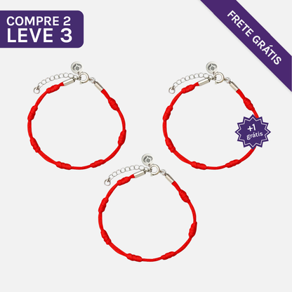 Pulseira Premium dos 7 Nós em Aço Inoxidável