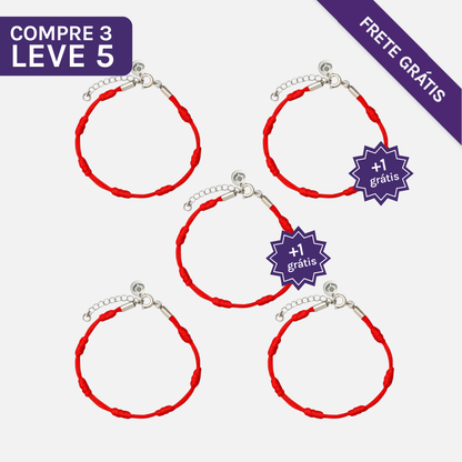 Pulseira Premium dos 7 Nós em Aço Inoxidável