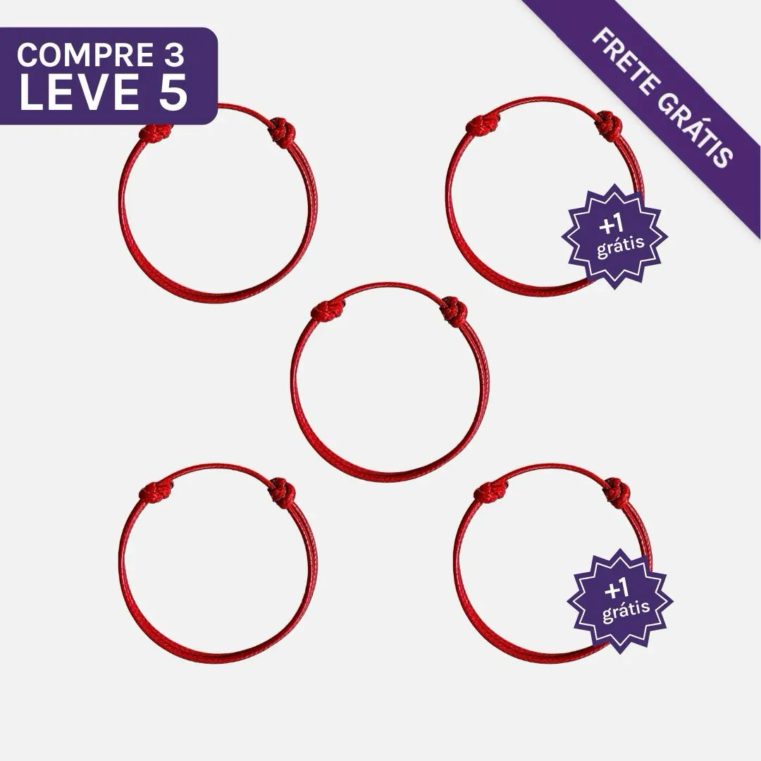 Pulseira Vermelha Fio do Destino
