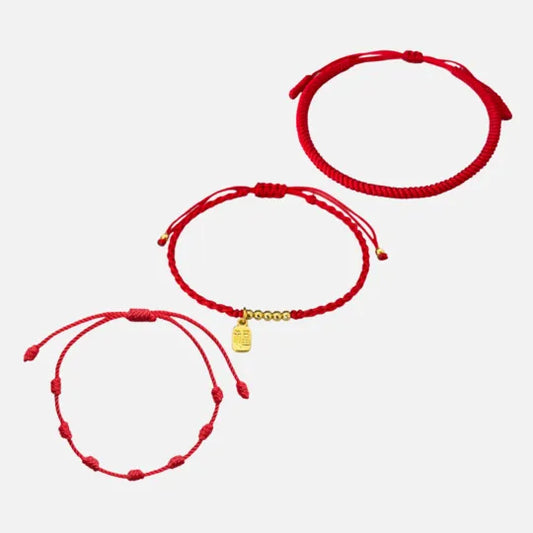 Oferta: Compre 1 Pulseira da Kabbalah e 7 nós e ganhe 1 Pulseira Vermelha da Prosperidade