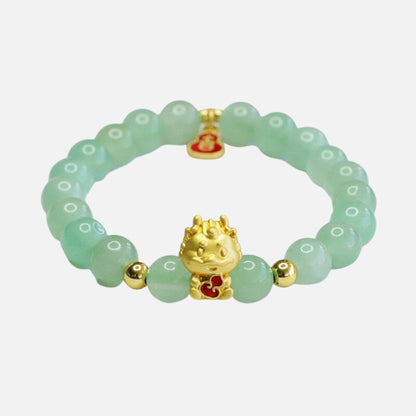 Pulseira da Sorte em Aventurina Verde