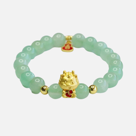 Pulseira da Sorte em Aventurina Verde