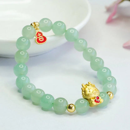Pulseira da Sorte em Aventurina Verde
