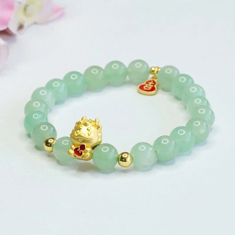Pulseira da Sorte em Aventurina Verde