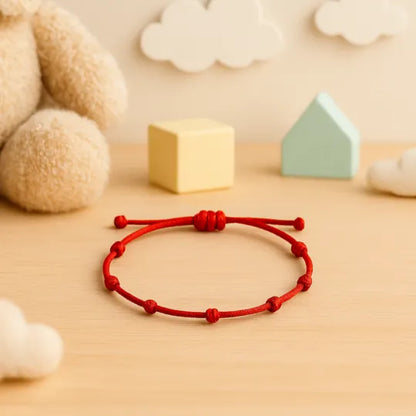 Pulseira Premium dos 7 Nós para Bebês | Bebê Protegido