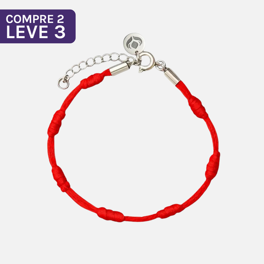 Pulseira Premium dos 7 Nós em Aço Inoxidável