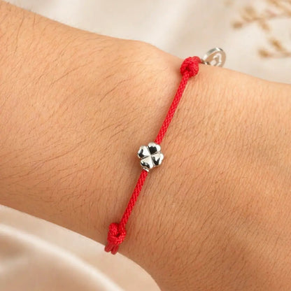 Pulseira Vermelha Trevo da Sorte