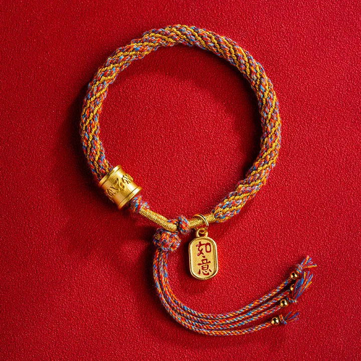 Pulseira Tibetana Colorida Do Bem-Estar