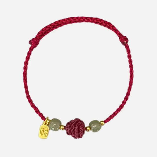 Pulseira Dragão da Confiança em Cinábrio