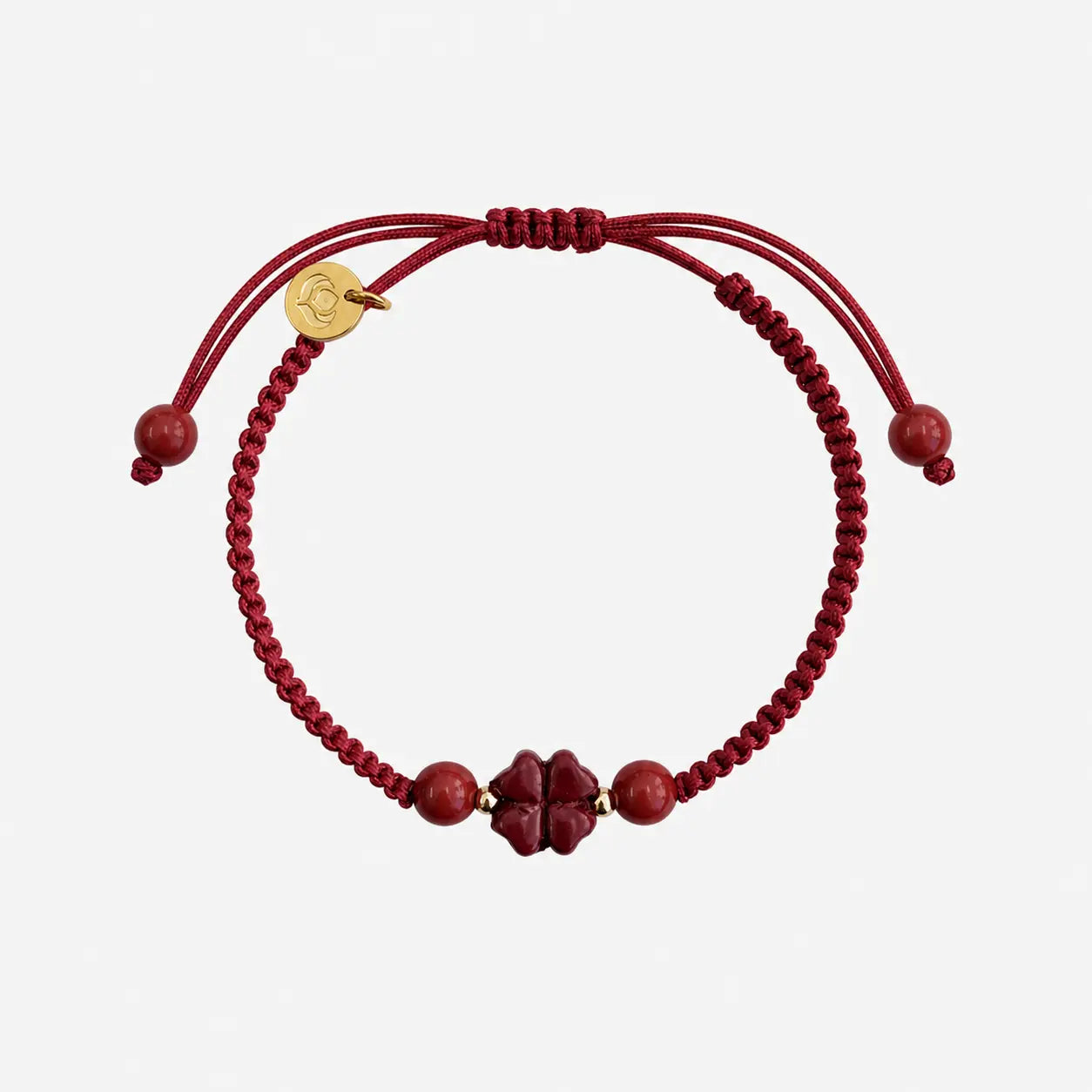 Pulseira Vermelha das Bênçãos em Trevo de Quatro Folhas — foto principal