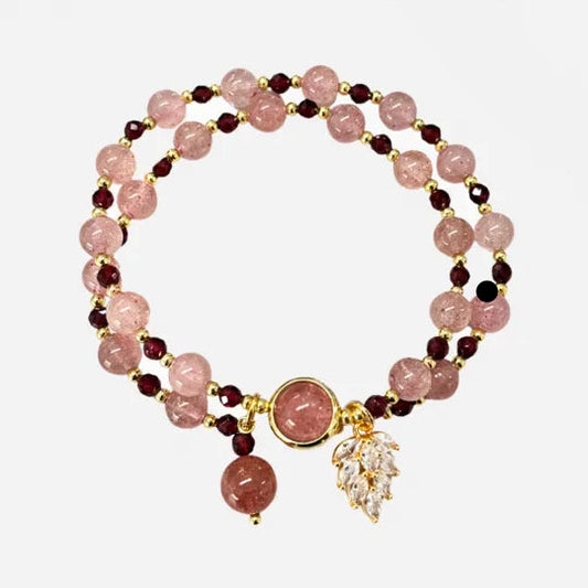 Pulseira Amor Duplo em Quartzo