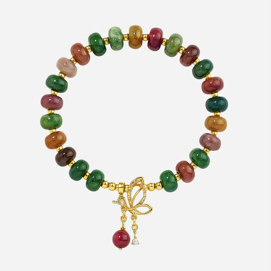 Pulseira da Paixão e Fortuna em Turmalina Colorida