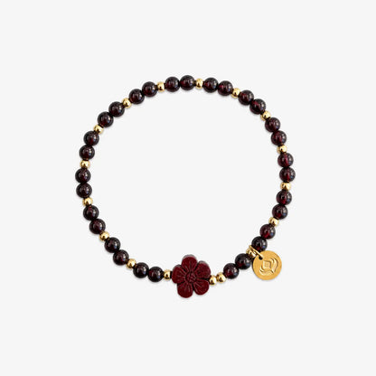 Pulseira da Purificação em Granada Natural — foto principal