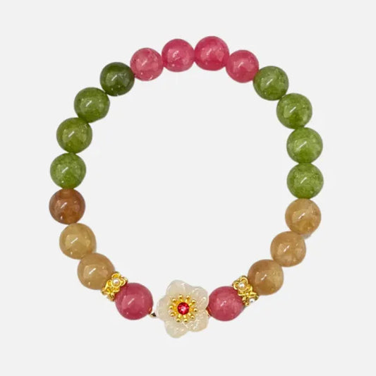 Pulseira da Sabedoria em Turmalina Colorida
