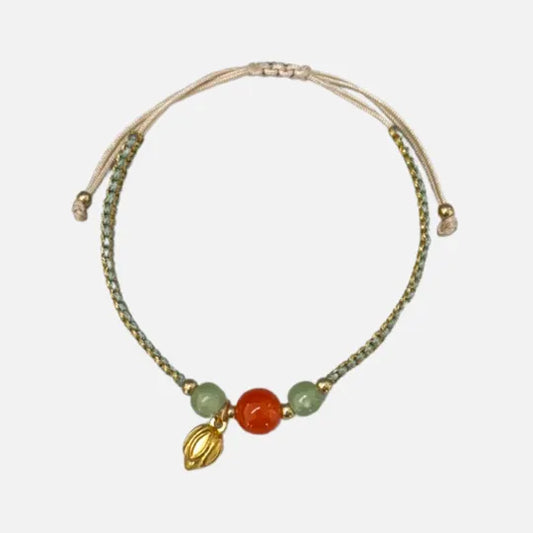 Pulseira da Tranquilidade em Ágata e Jade