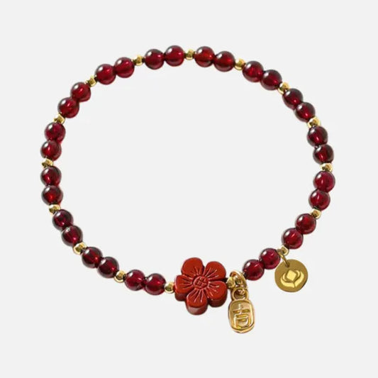 Pulseira da Purificação em Granada Natural
