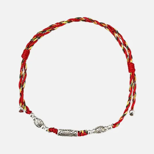 Pulseira Trançada Koi da Prosperidade