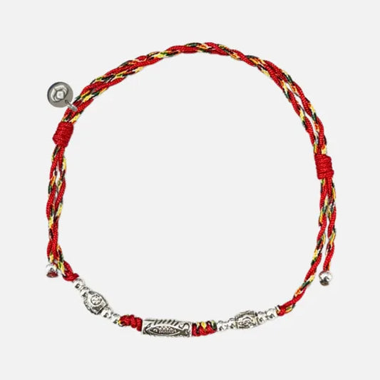 Pulseira Trançada Koi da Prosperidade