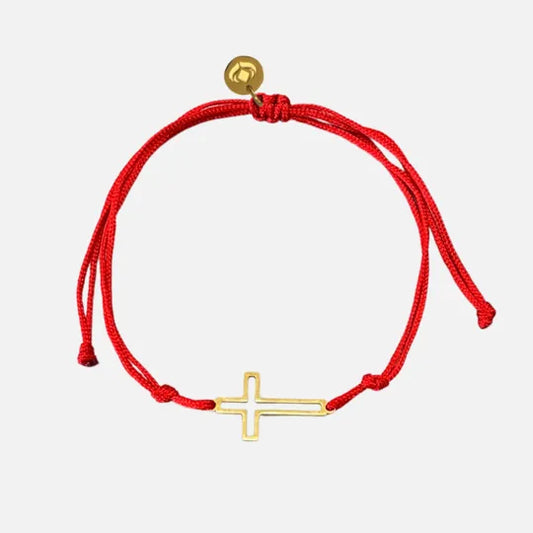 Pulseira Vermelha Cruz do Amor