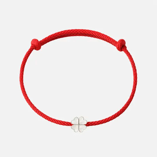 Pulseira Vermelha Trevo da Sorte