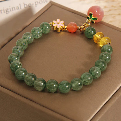 Pulseira da Gratidão em Quartzo Verde