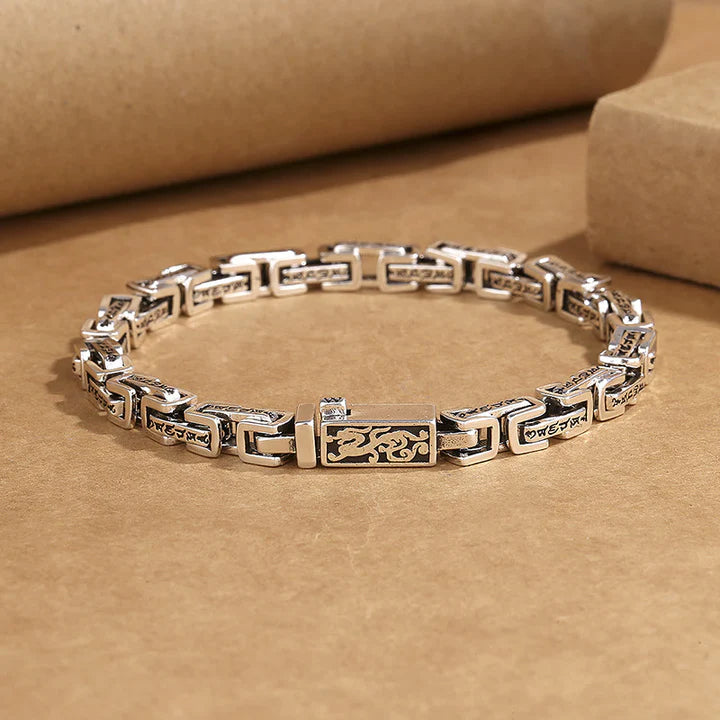 Pulseira da Sorte e Sucesso em Aço Inoxidável