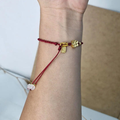 Pulseira Flor de Pêssego da Fortuna