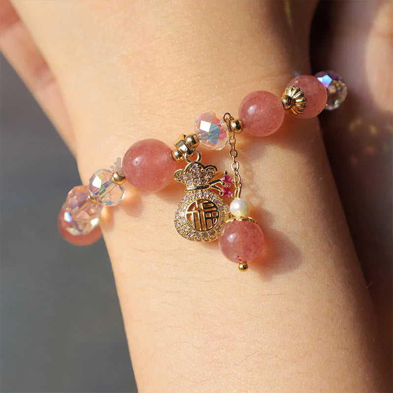 Pulseira da Fortuna em Quartzo
