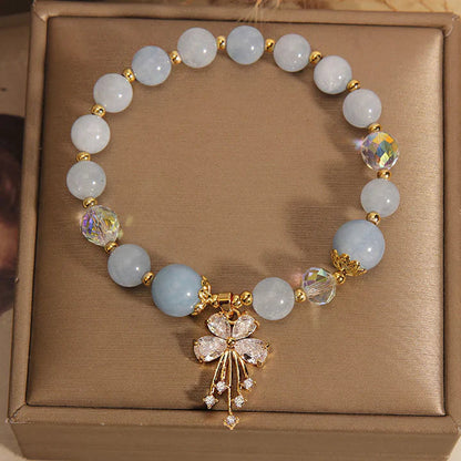 Pulseira da Cura em Água Marinha