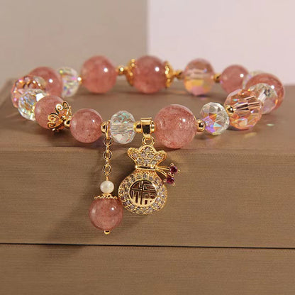 Pulseira da Fortuna em Quartzo