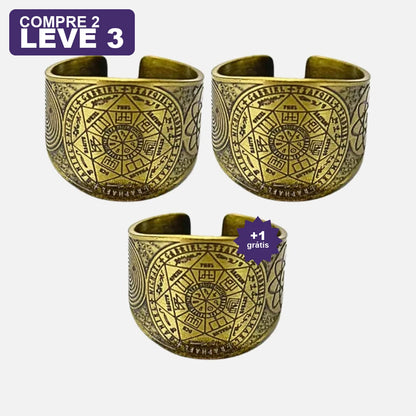 Anel 7 Arcanjos — oferta leve 3 pague 2