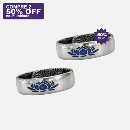 Anel do Recomeço em Lótus — oferta compre 2 · 50% OFF na 2ª