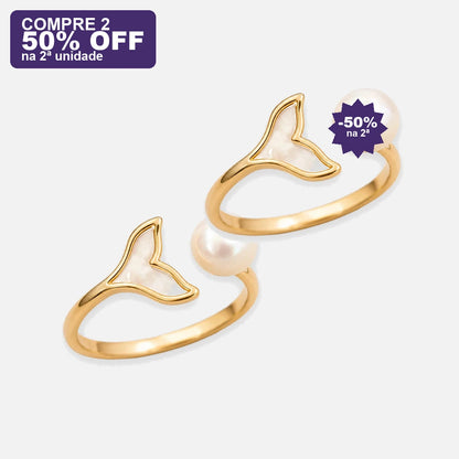 Anel Pérola do Encanto — oferta compre 2 · 50% OFF na 2ª
