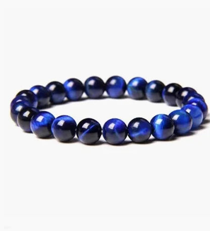 Pulseira Olho de Tigre Azul
