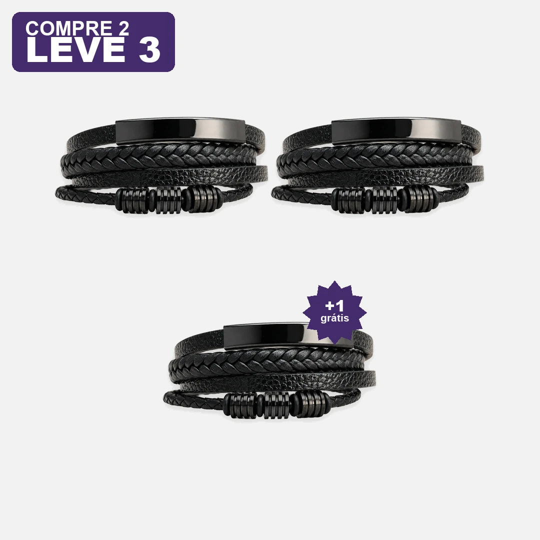 Bracelete Guardião da Força — oferta leve 3 pague 2