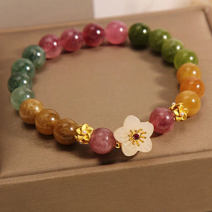 Pulseira da Sabedoria em Turmalina Colorida