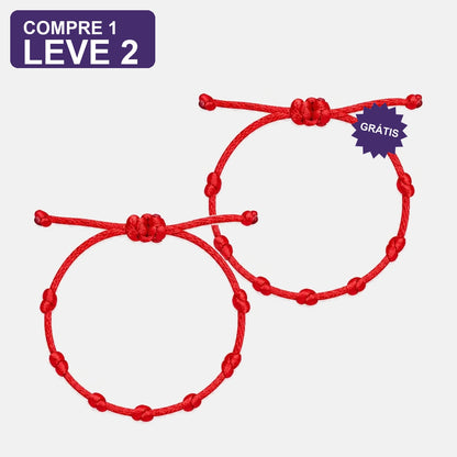 Pulseira Premium dos 7 Nós para Bebês: Compre 1 e Leve 2, duas unidades
