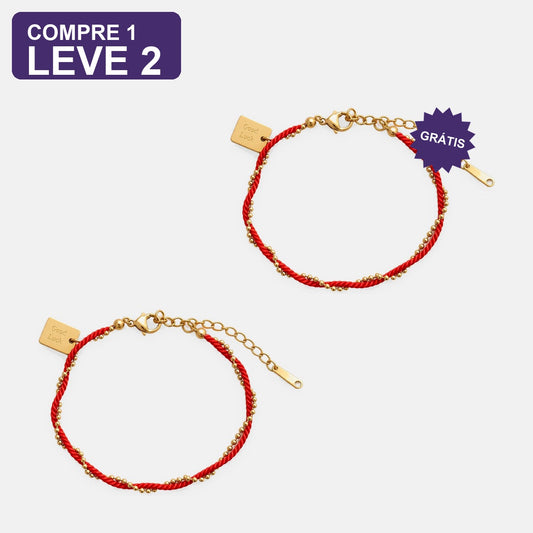 Pulseira Fio da Proteção: Compre 1 e Leve 2, duas unidades