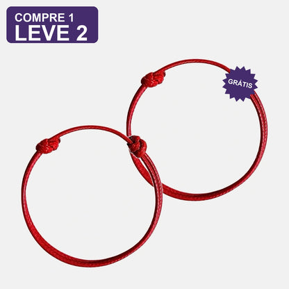Pulseira Vermelha Fio do Destino: Compre 1 e Leve 2, duas unidades