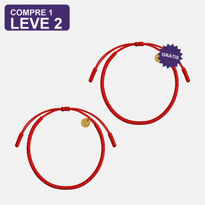 Pulseira Vermelha da Kabbalah: Compre 1 e Leve 2, duas unidades